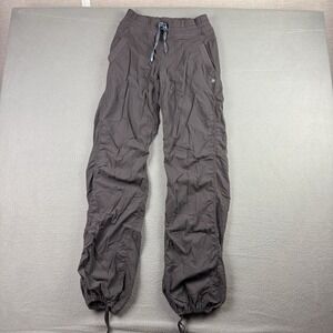 Lululemon Dance Studio 34" Pants‎ Cinched Hem Unlined Black Women's Size 4